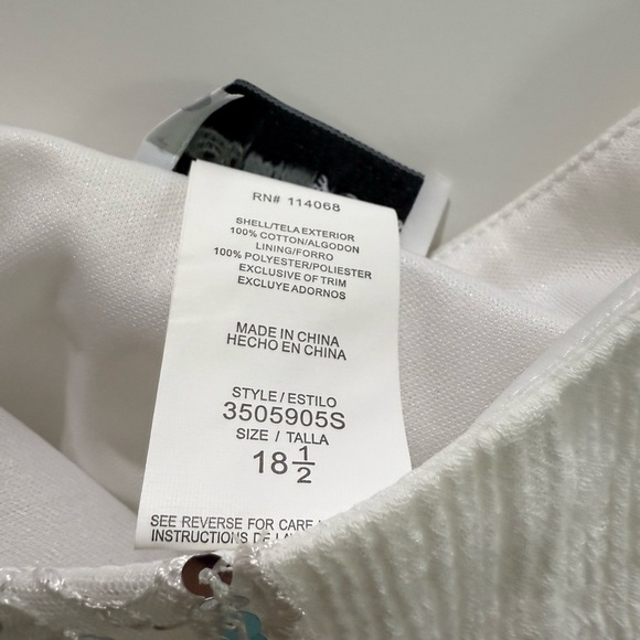 NWT Cream Ruffled Tiered Mini Sundress - Picture 3 of 3